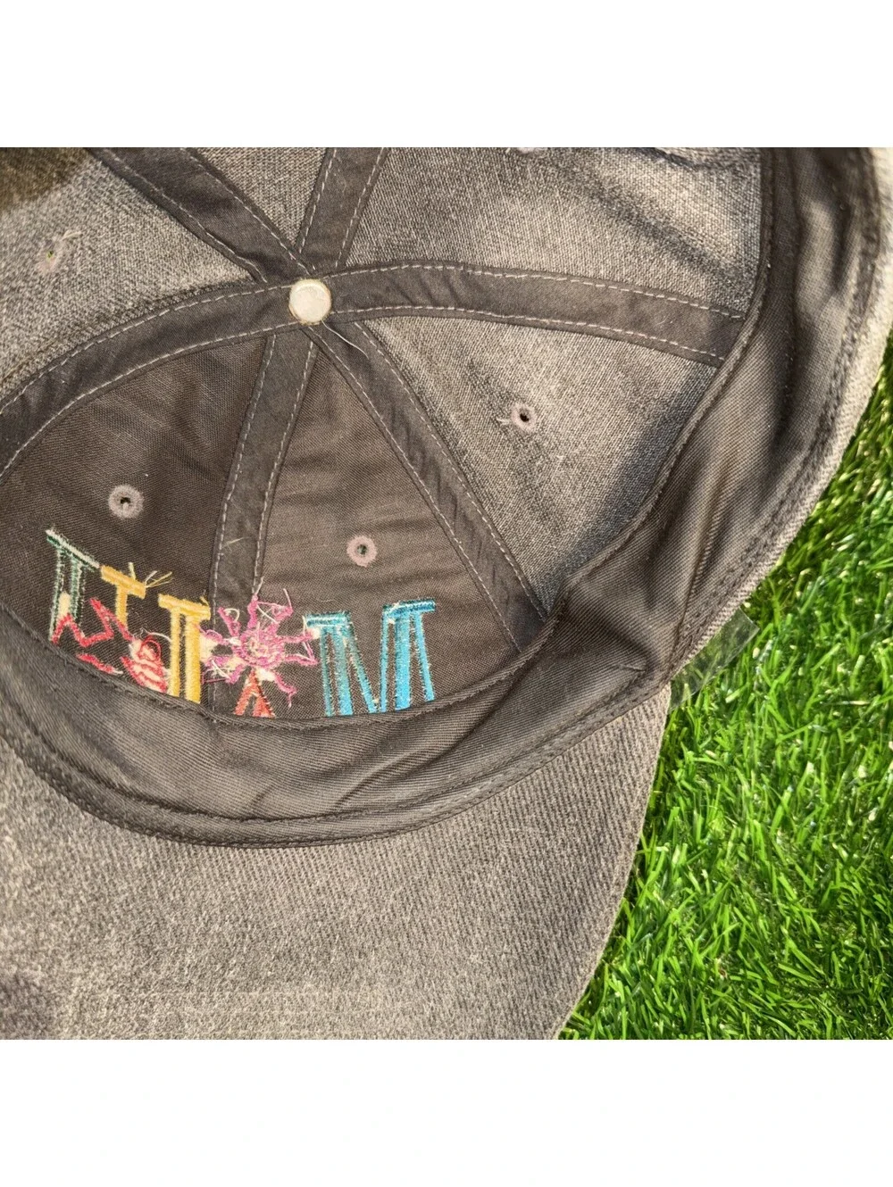 VTG Hawaiian Headwear Maui SnapBack Black Denim Hat